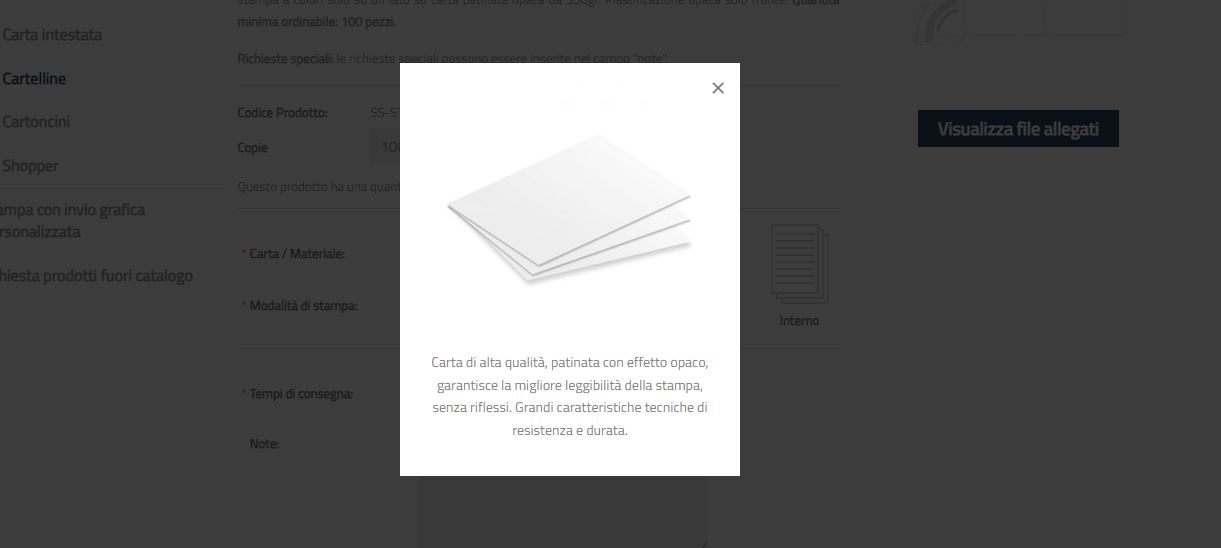 help online elementi prodotto